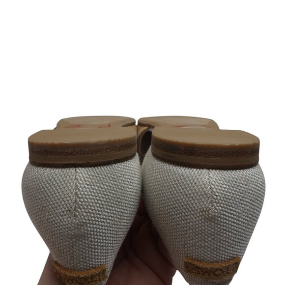 Toms Jutti Brown Suede D'orsay Flats Womens 10 - Picture 11 of 13